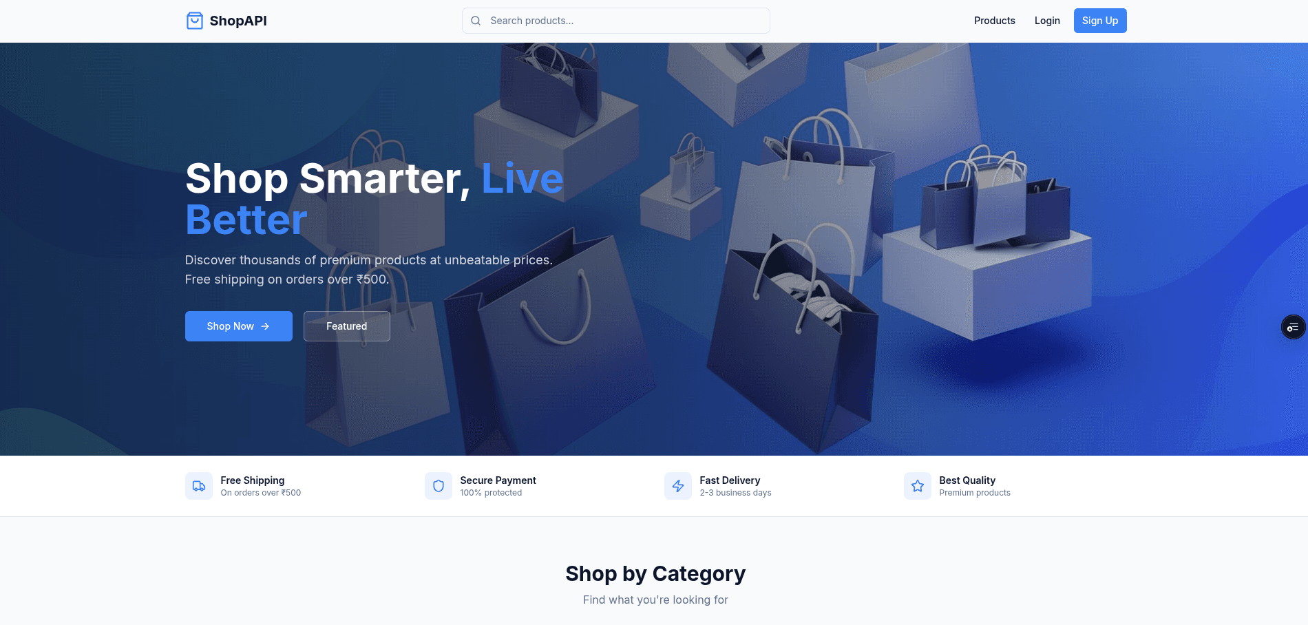 ShopAPI - E-Commerce Backend preview